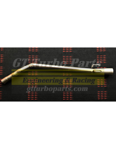 Tramo final escape tipo trompeta en inox