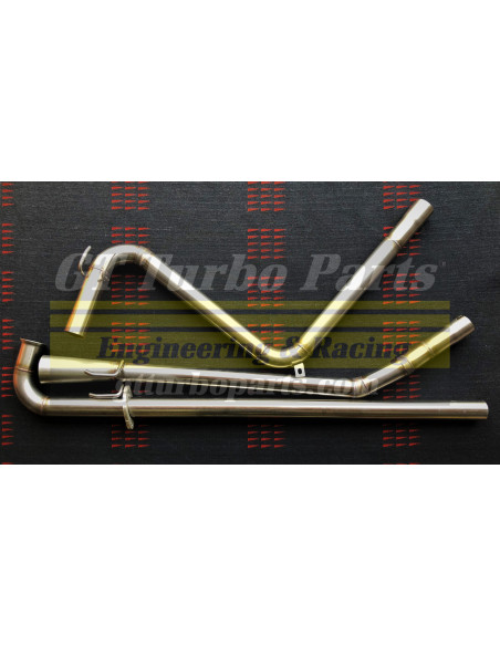 Stainless steel exhaust 50mm