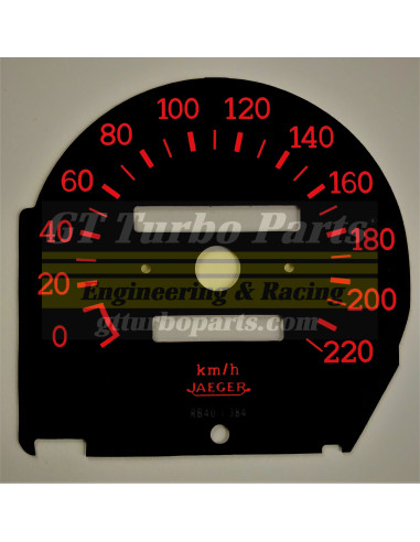 Dash Dials. EU version. Phase 1 and Phase 2