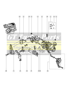 Supports de protection thermique, turbo et collecteur 2