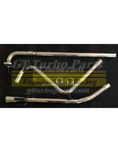 Stainless steel exhaust 50mm