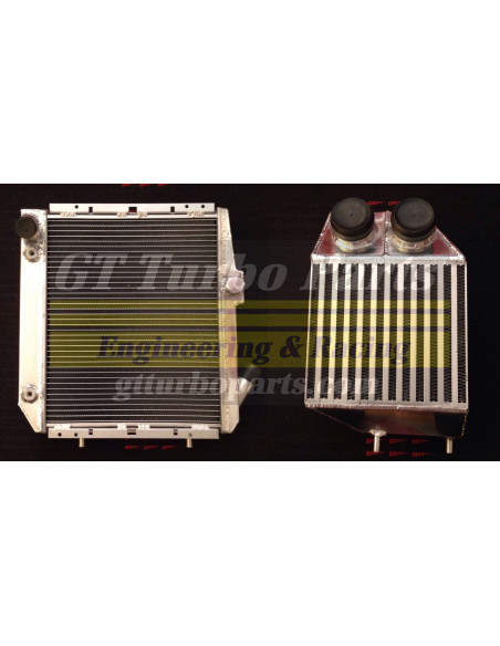 Pack aluminium Radiator + intercooler