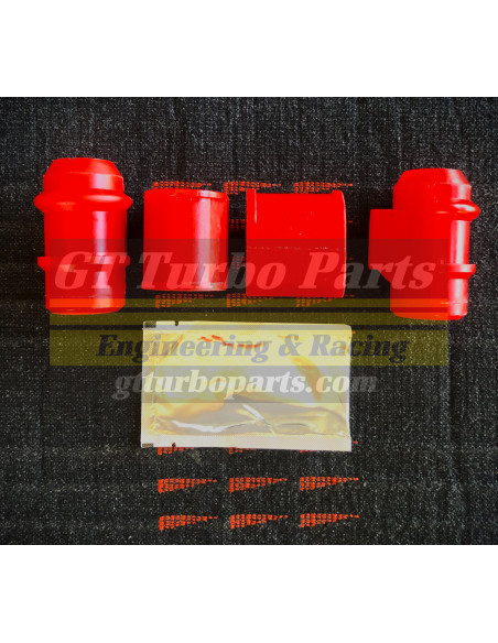 Silentblocs stabilisateurs 21mm. Ensemble complet en polyuréthane.