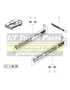 Rear booth TURBO sticker 2