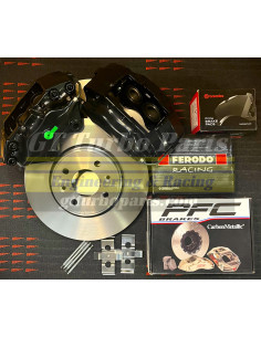 Kit frenada Pinzas 4 pistones + Discos Brembo 280mm + Pastillas a elegir 2