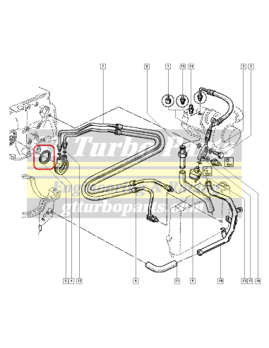 Joint d'étanchéité de la plaque d'huile