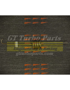 Rear brake pressure compensator spring