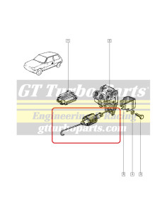 Rear brake pressure compensator spring 2