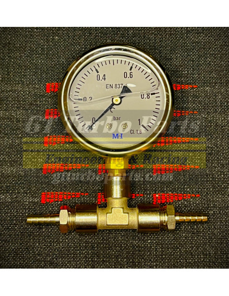 Fuel pressure gauge 1 bar