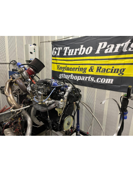 Reconstrucción de motor con rodaje y comprobación en banco.