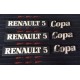 Anagramas Renault 5 Copa