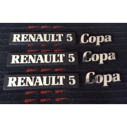 Renault 5 Copa badges (Spanish version)