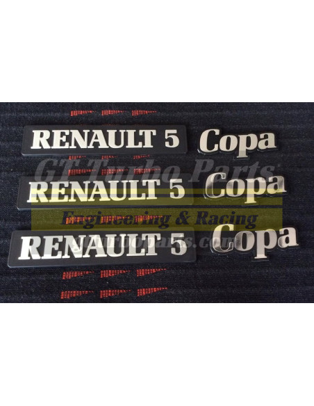 Renault 5 Copa badges (Spanish version)