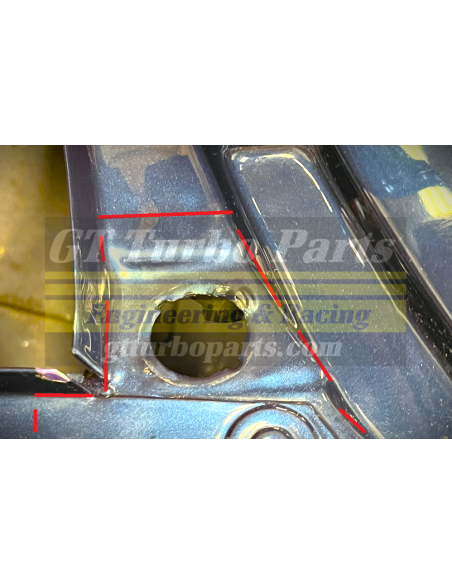 A-Pillar and Wing junction reinforcement plates