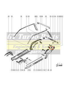 Clip di fissaggio per rivestimento angolare posteriore... 2