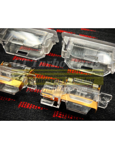 Conjunto de 2 Luces de matrícula completo