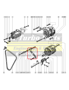 Alternator tensioner arm 7700731742 7700725959 2