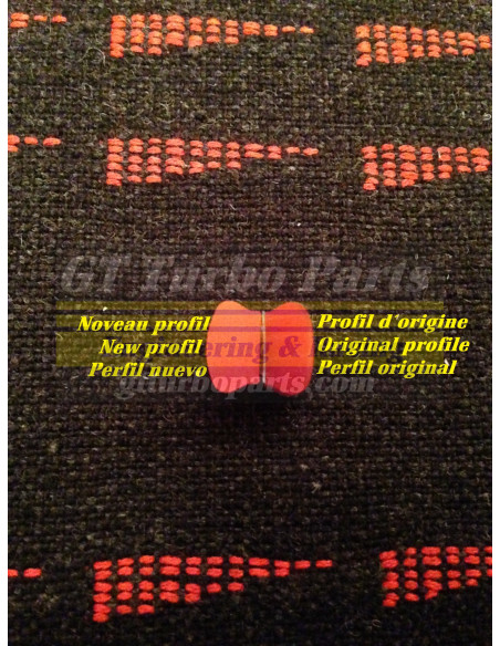 Goma Perfil parachoques Fase 1 (Trasero)