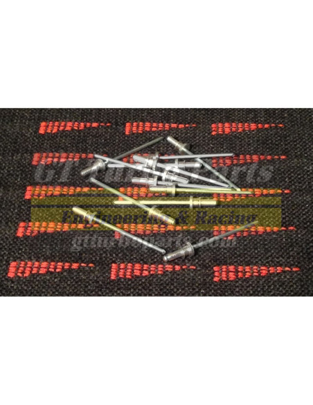 Juego de remaches de talonera. 12 piezas.