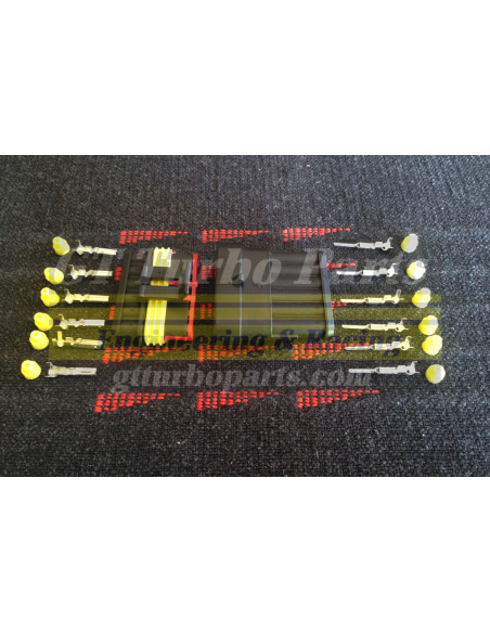 6 way unniversal sealed connectors (Pair)