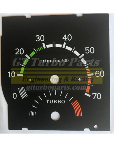 R11 Turbo dash dials