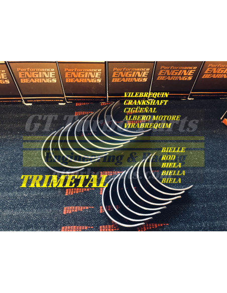 Cojinetes de biela trimetal