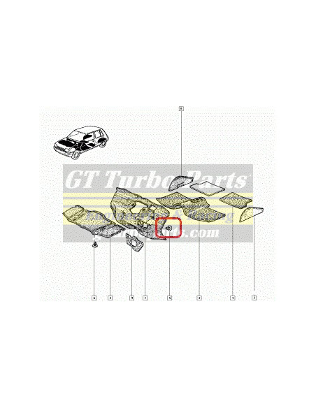 Grapa mamparo. Unidad