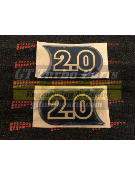 Badge lateral "2.0" Williams (x2)