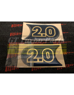 Side "2.0" Williams badge (x2) 2