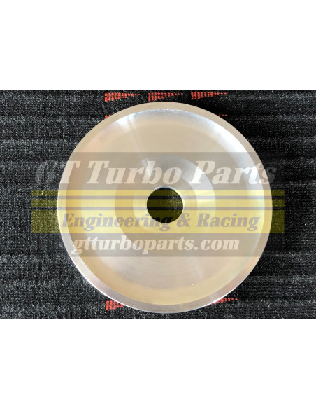 Polea aluminio 7076 aligerada (-35% en peso)