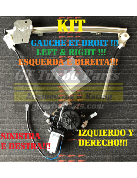 Set of electric window mechanism. Left + Right.