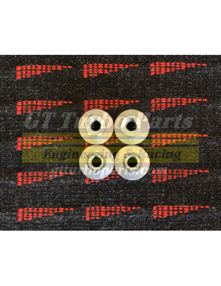 Bonnet nuts. 4 pieces.