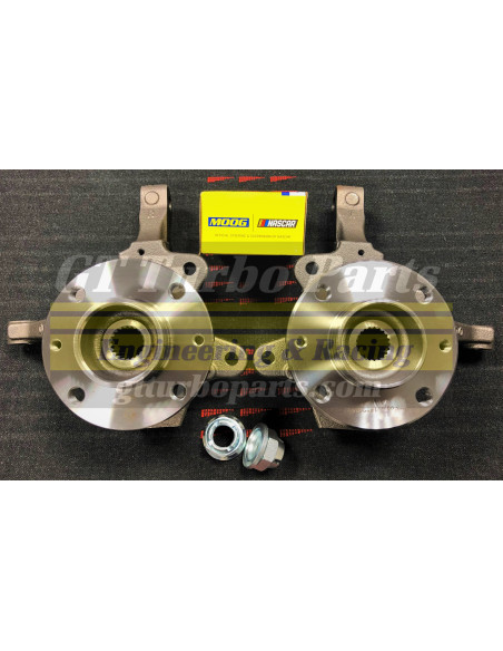 Jeu de 2 avec gros moyeu et roulement