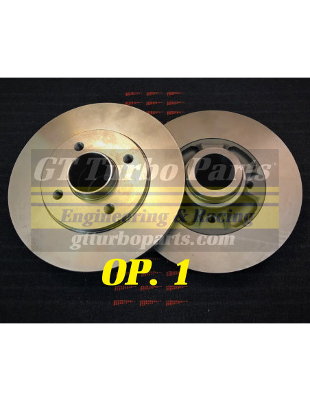 Rear brake disc set of 2. (Select additional options).