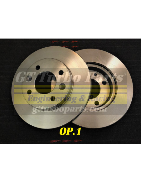 Front brake disc set of 2. (Select additional options).