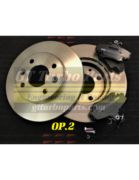 Front brake disc set of 2. (Select additional options).