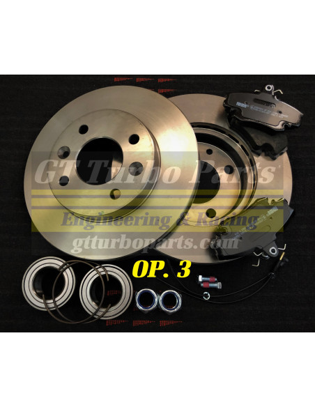 Front brake disc set of 2. (Select additional options).